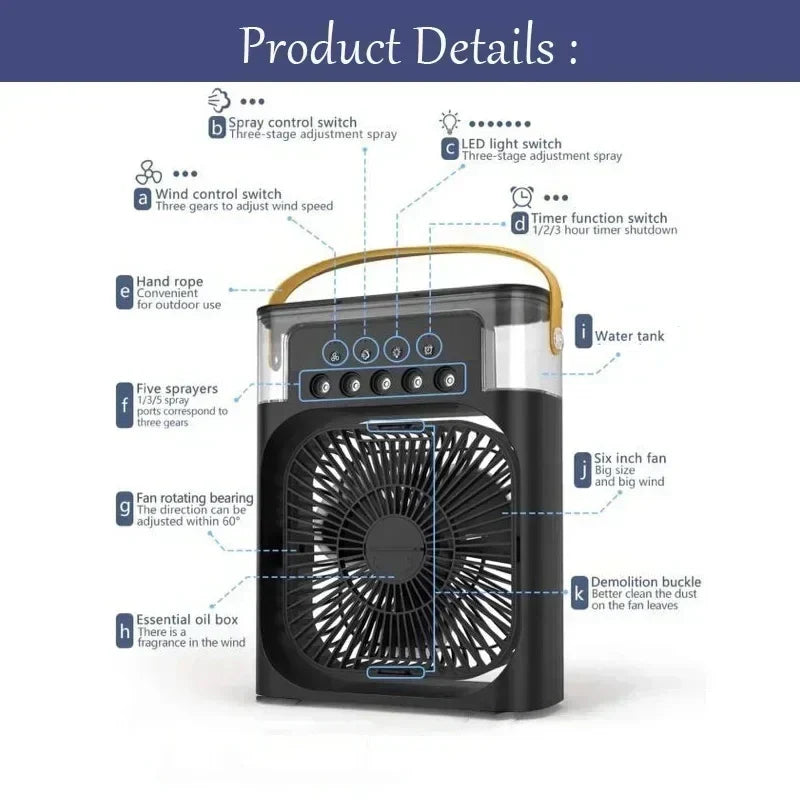 Ventilador Frescura 3 en 1